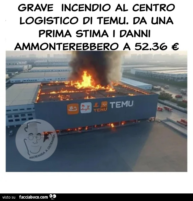 Incendio Temu