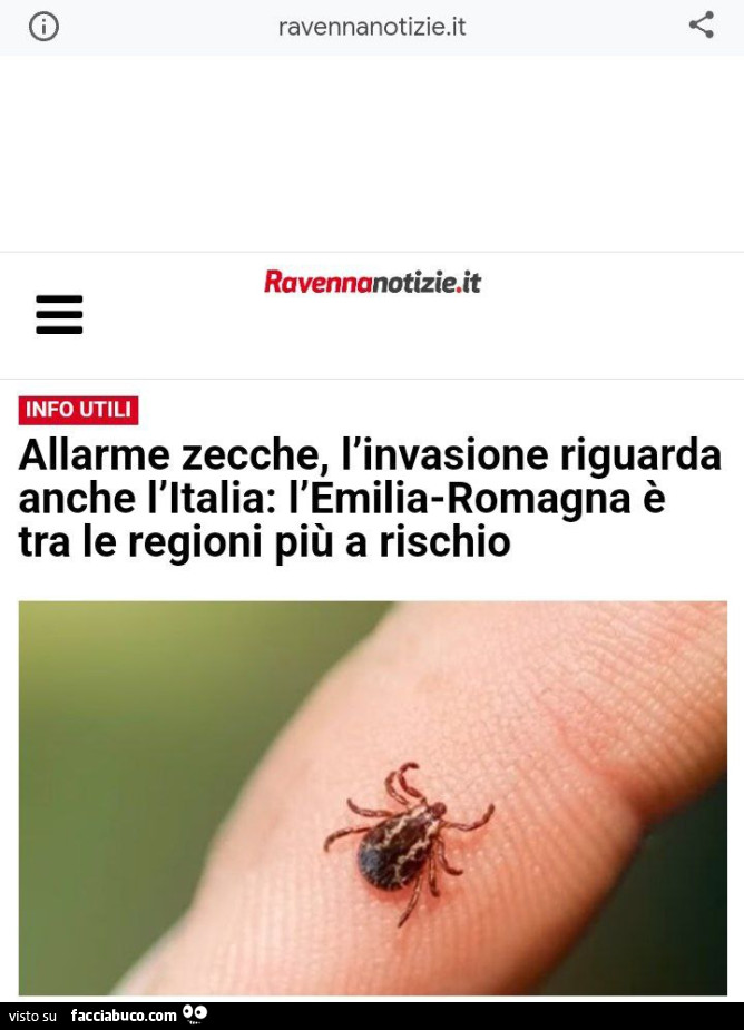 Zecche emilia romagna