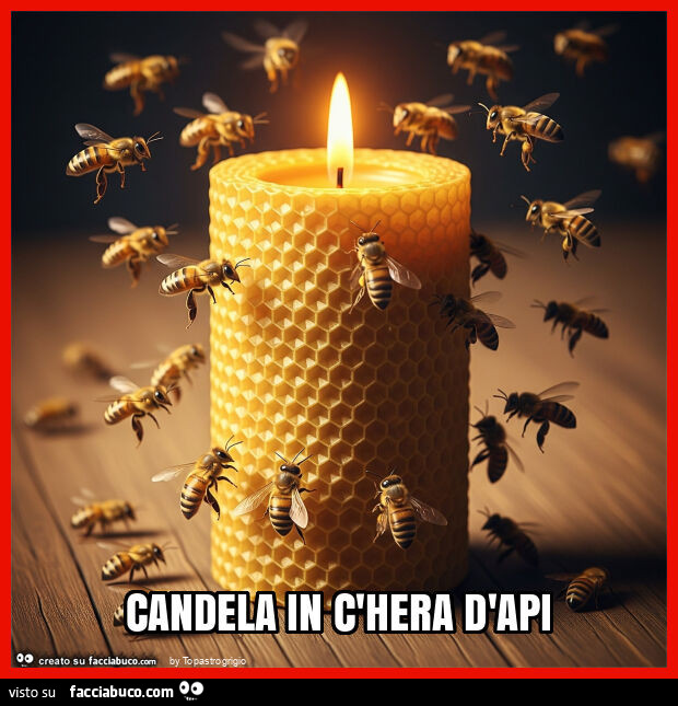 Candela in c'hera d'api