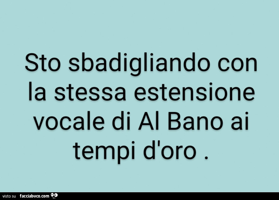 Sbadigliare