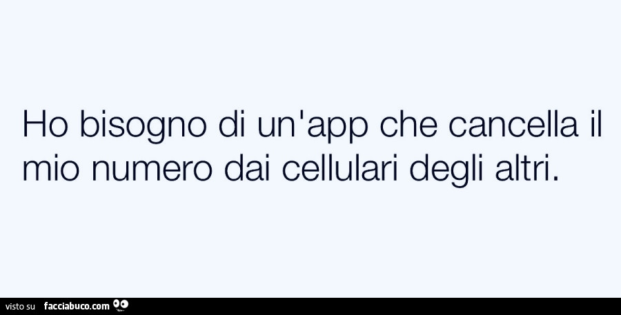Ho bisogno di un'app che cancella il mio numero dai cellulari degli altri