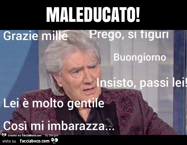 Maleducato