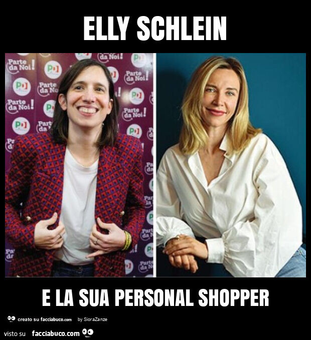 Elly schlein e la sua personal shopper