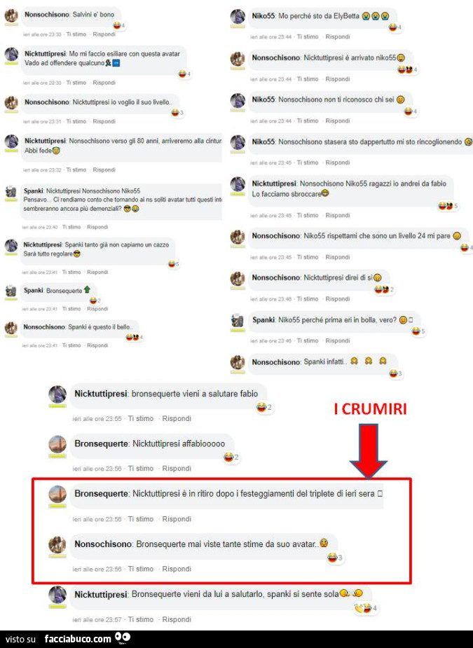 Per chi non lo sapesse, ieri sera lui aveva preso l'avatar di Barbyturiko e lei quello di FarangTao