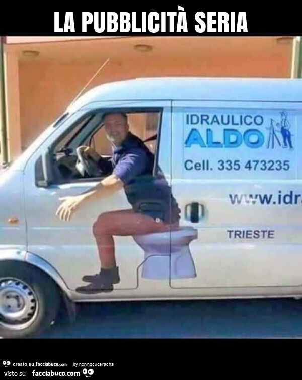 La pubblicità seria