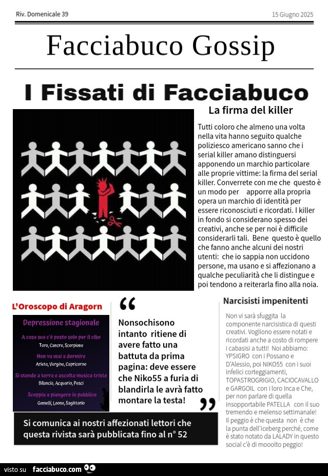 Facciabuco Gossip 39