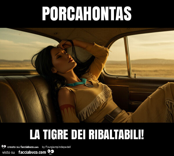 Porcahontas la tigre dei ribaltabili