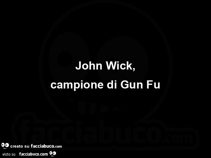 John wick, campione di gun fu