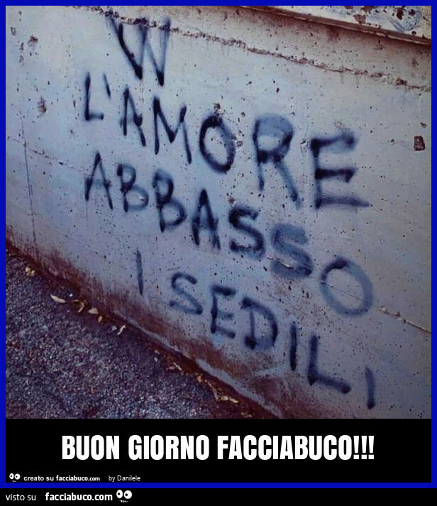 Buon giorno facciabuco