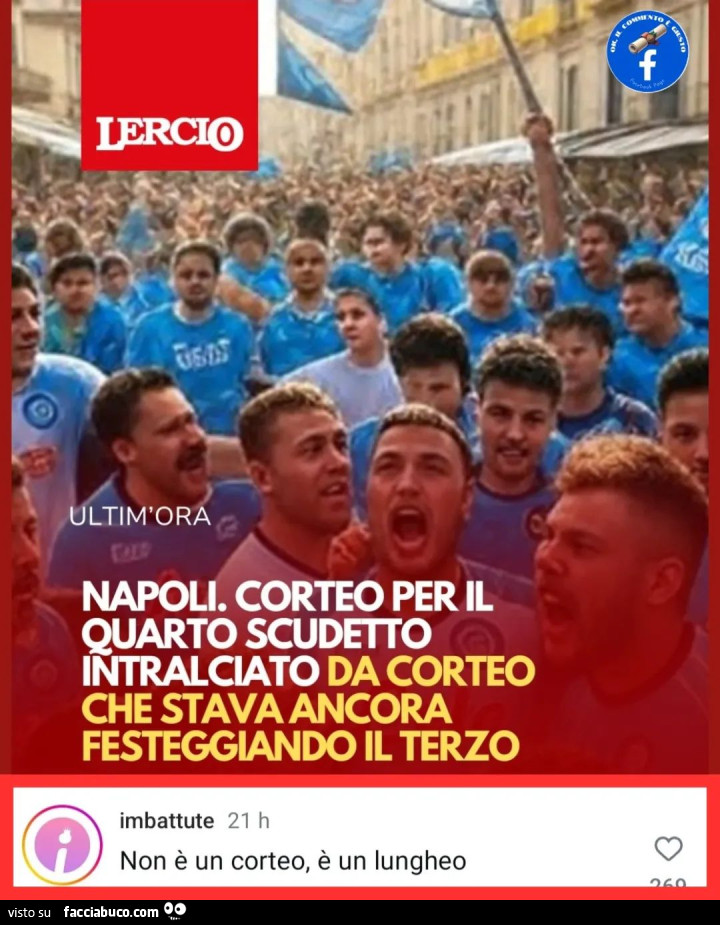 Corteo Napoli scidetto