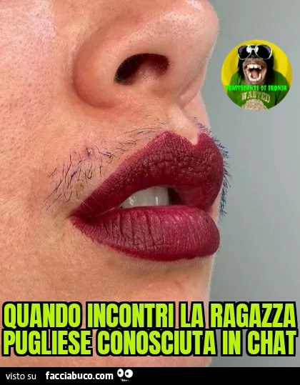 Quando incontri la ragazza pugliese conosciuta in chat