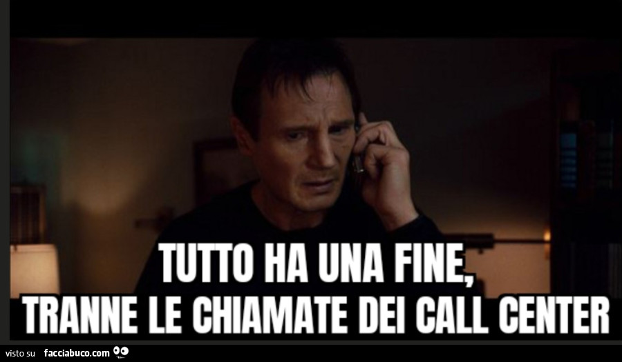 Tutto ha una fine tranne le chiamate dei call center