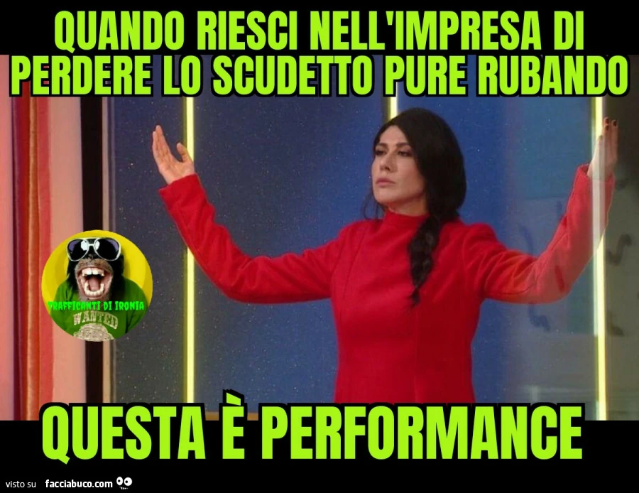 Quando riesci nell'impresa di perdere lo scudetto pure RUBANDO