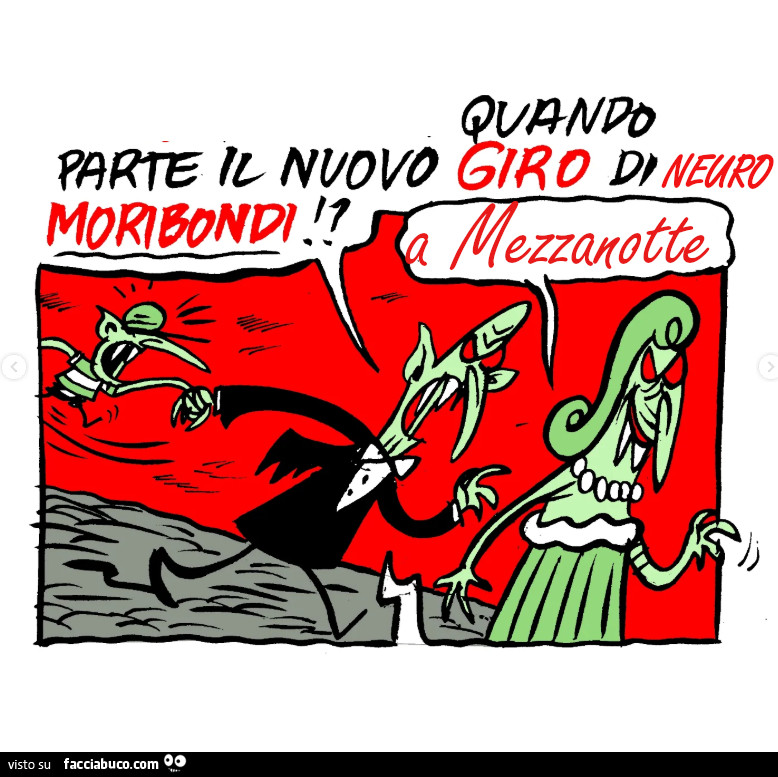 Quando parte il nuovo giro di neuro moribondi? (Rielab. A sua insaputa da Hurricane, Courtesy)