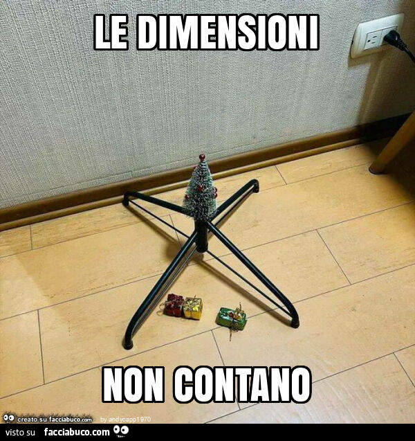 Le dimensioni non contano