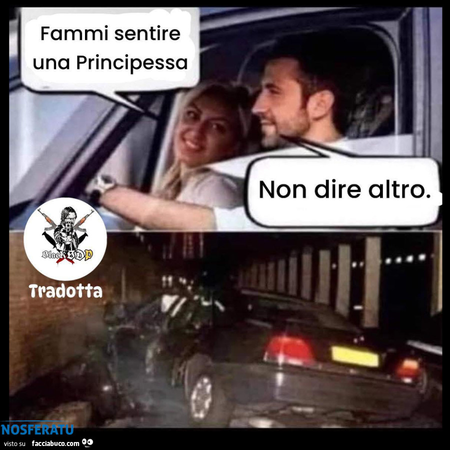 Fammi sentire una principessa