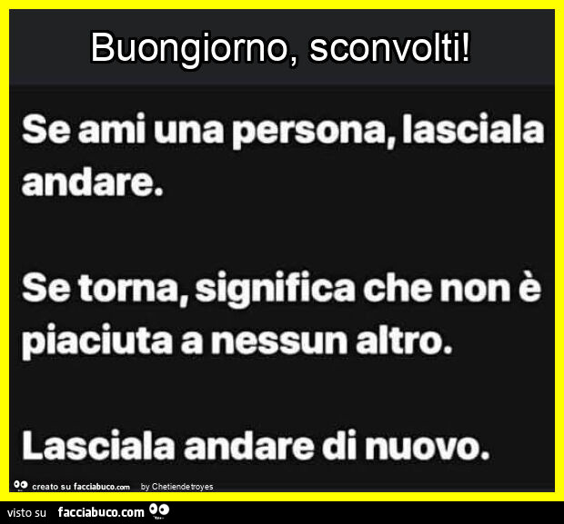 Buongiorno, sconvolti