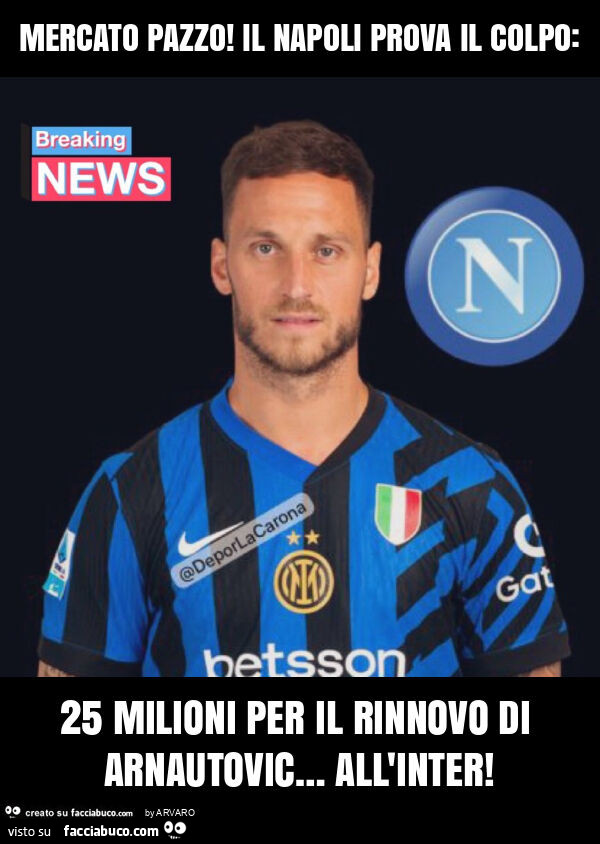 Mercato pazzo! Il napoli prova il colpo: 25 milioni per il rinnovo di arnautovic… all'inter
