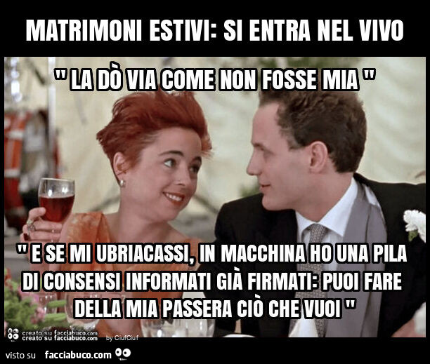 Matrimoni estivi: si entra nel vivo