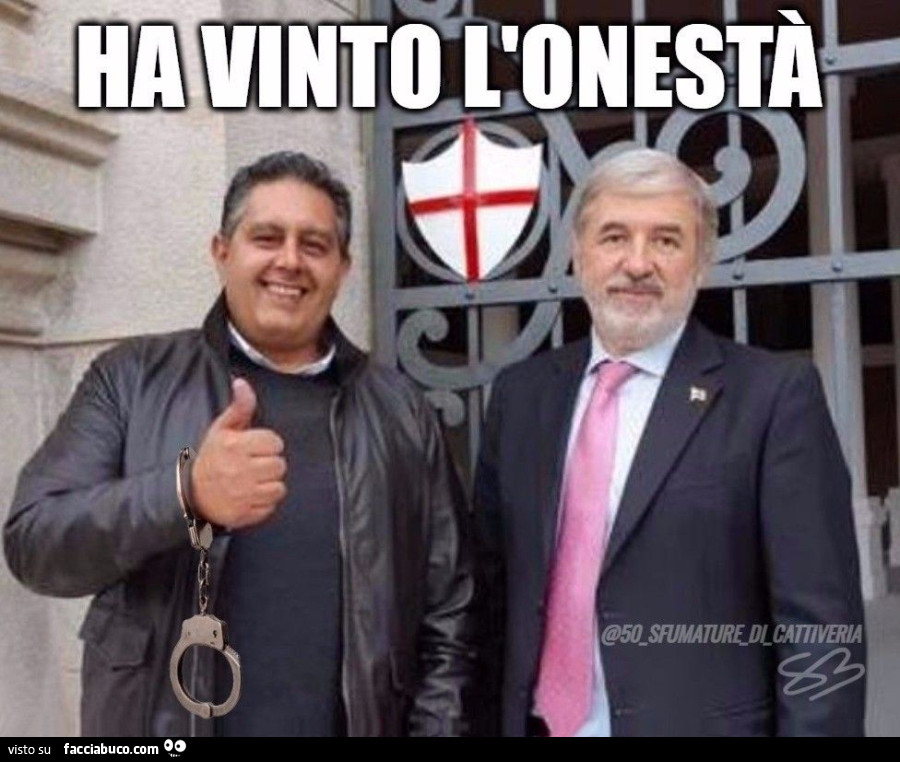 Ha vinto l'onestà